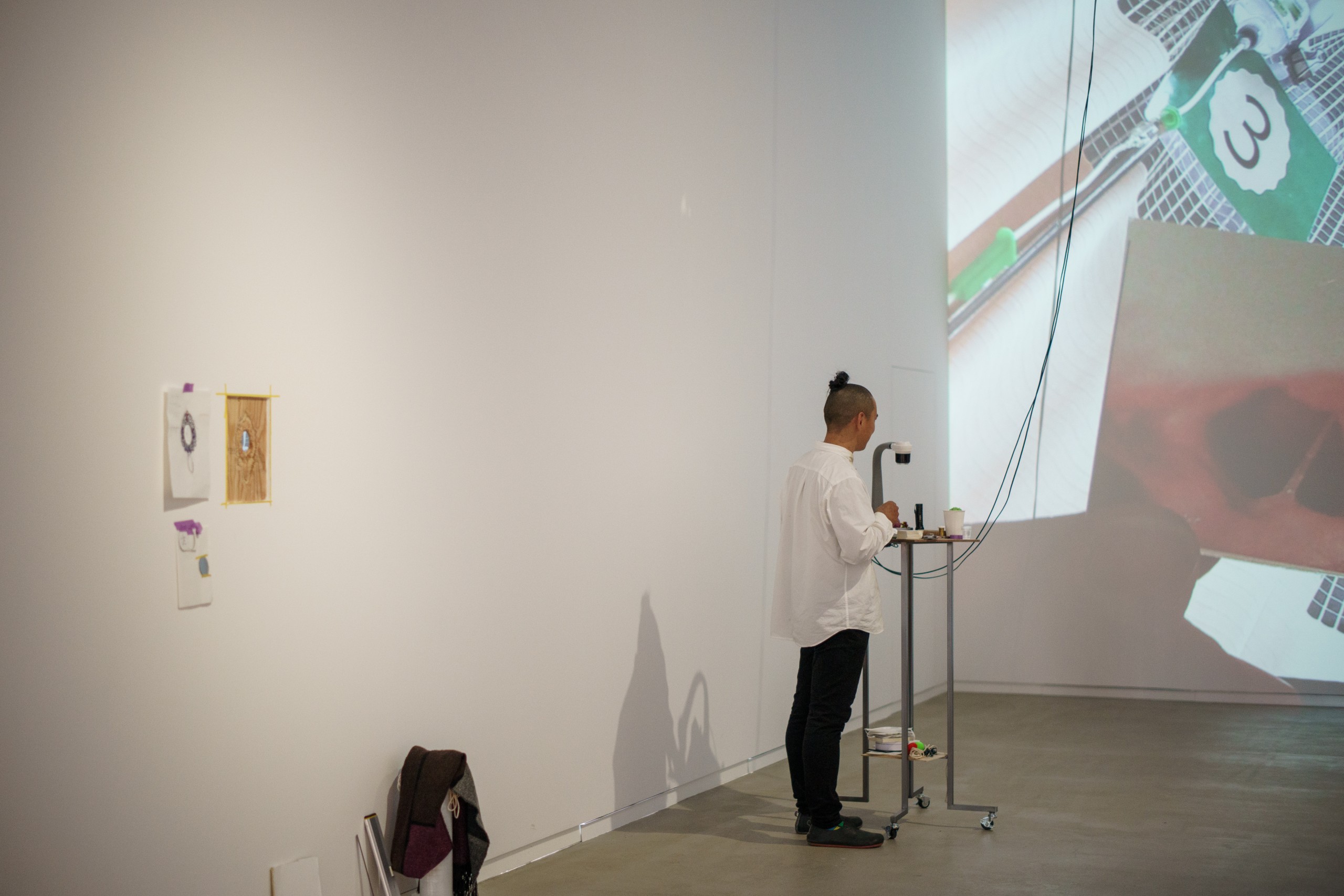 雨宮庸介個展「雨宮宮雨と以」会場風景 雨宮庸介トークイベント