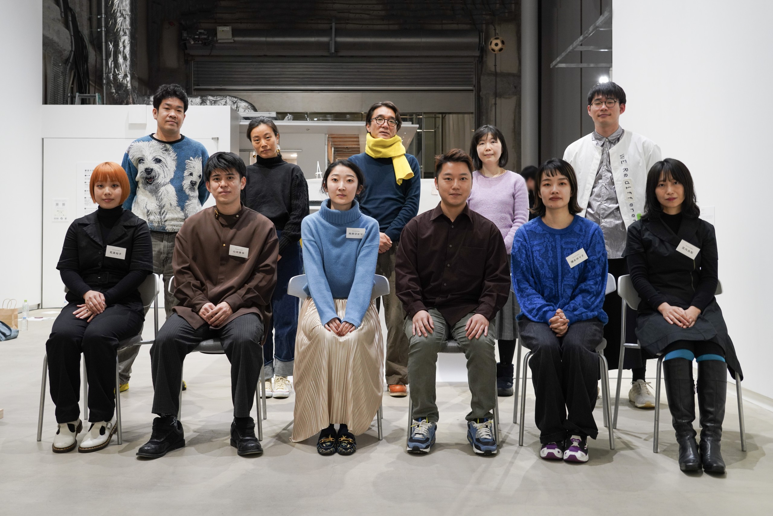 第1回BUG Art Award 公開最終審査〈ファイナリスト〉乾真裕子　彌永ゆり子　近藤拓丸　宮内由梨　向井ひかり　山田康平〈審査員〉内海潤也　菊地敦己　たかくらかずき　中川千恵子　横山由季子