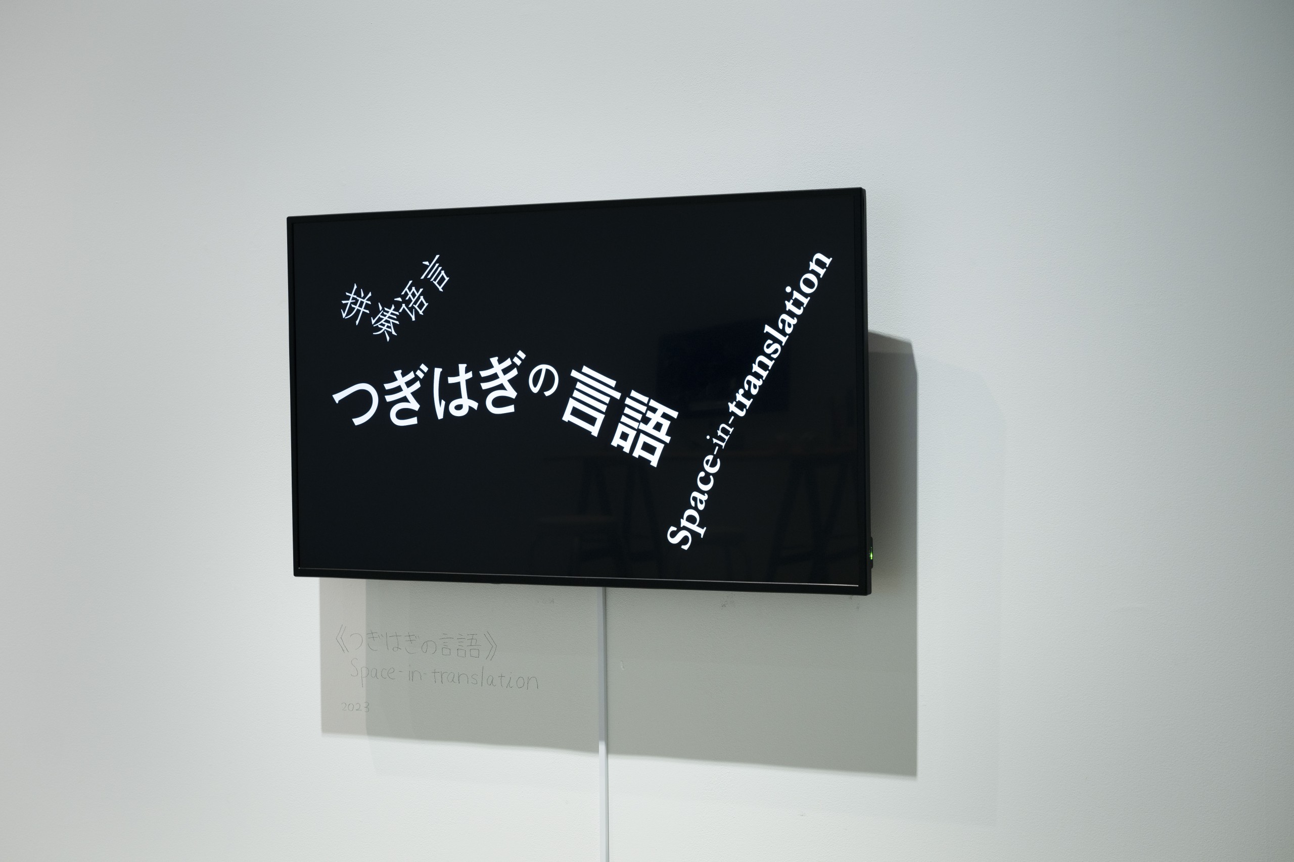 (904) 小林颯個展「ポリパロール」: 《つぎはぎの言語》 2