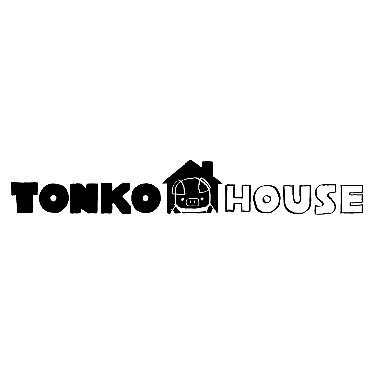 トンコハウス ロゴ（黒）