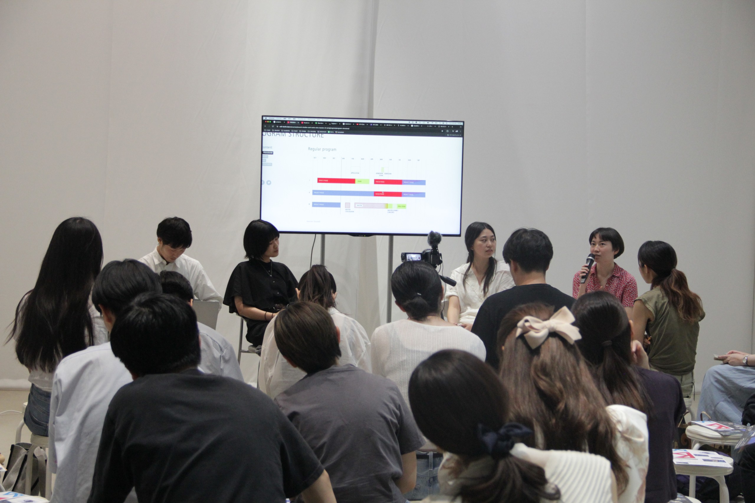 財団×小林颯個展「ポリパロール」  関連トークイベント風景　