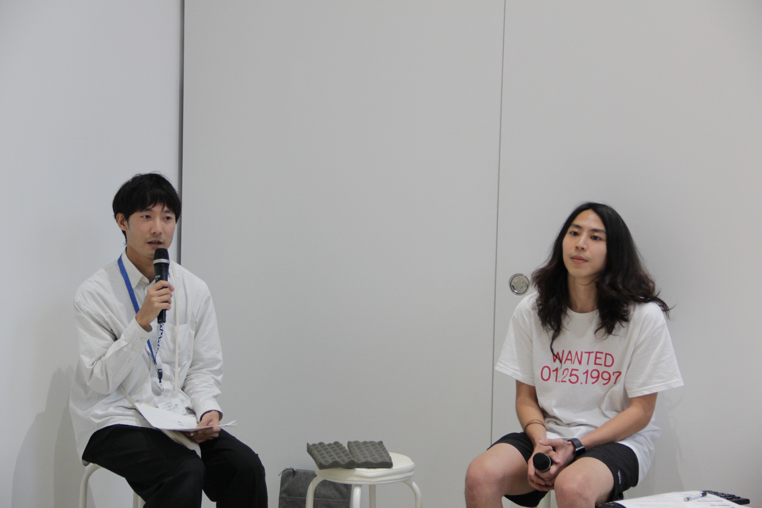 小林颯個展「ポリパロール」  関連トークイベント風景　筒｜tsu-tsu　小林颯