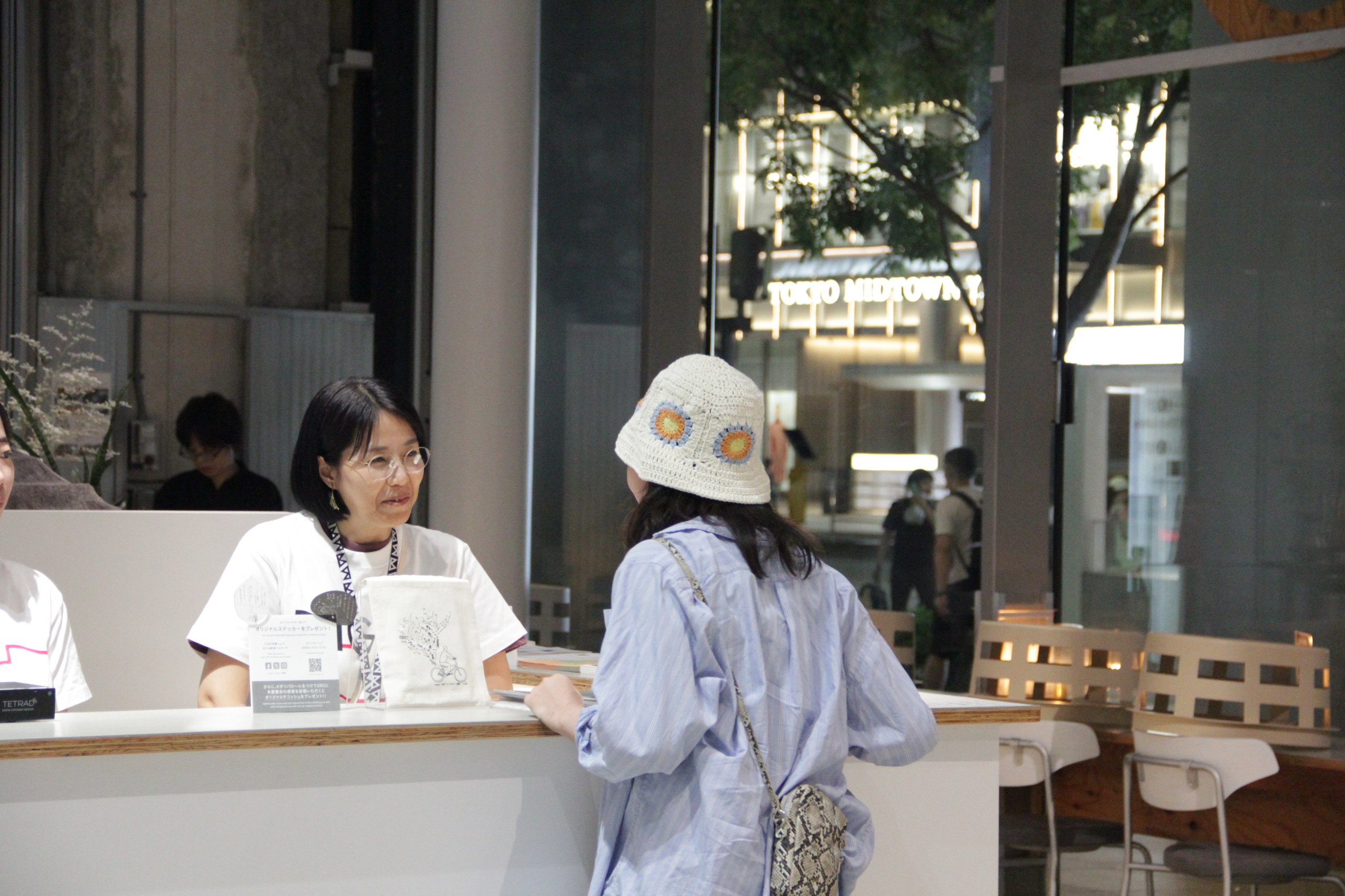 小林颯個展「ポリパロール」  関連トークイベント　参加者の様子