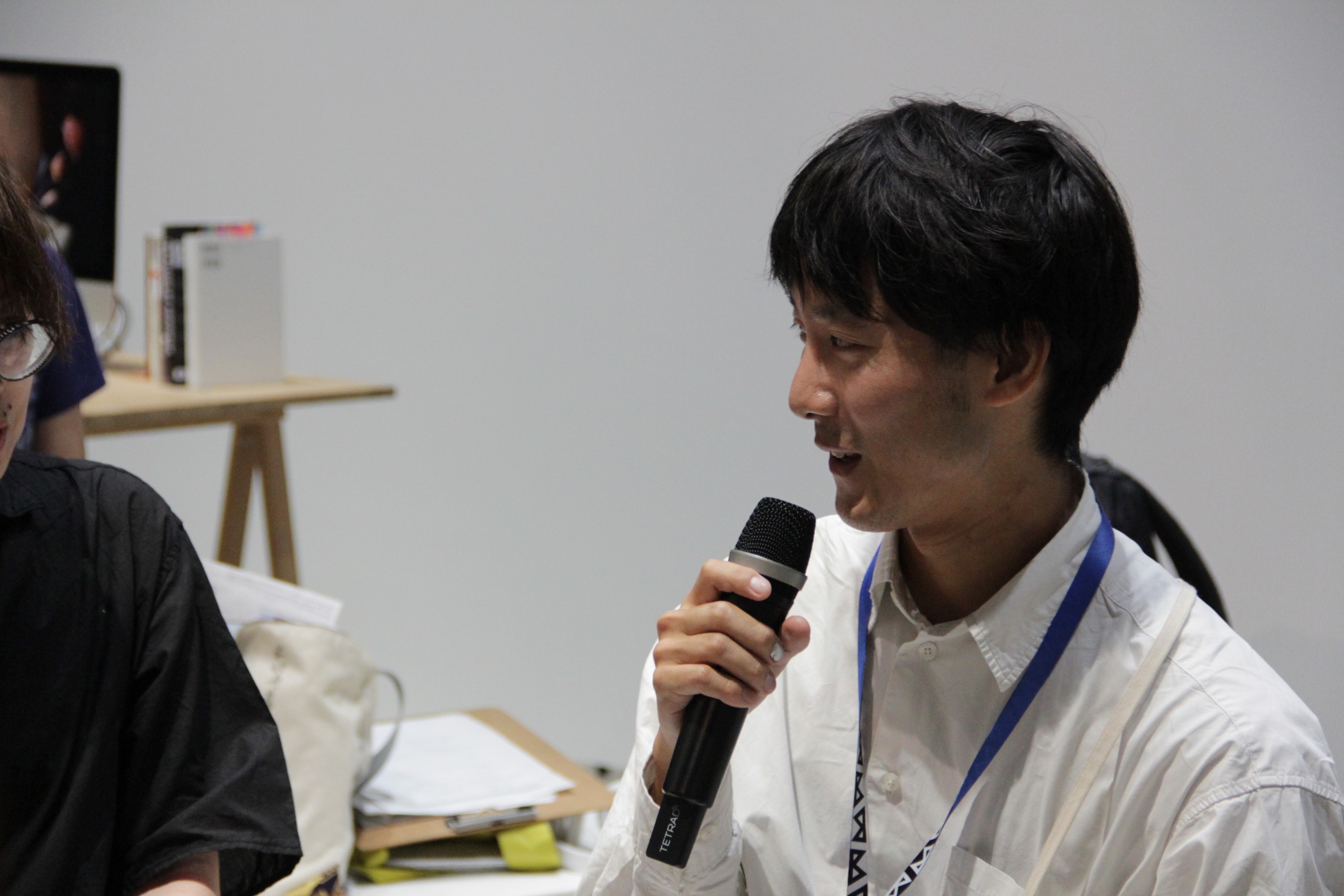 小林颯個展「ポリパロール」  関連トークイベント風景　小林颯