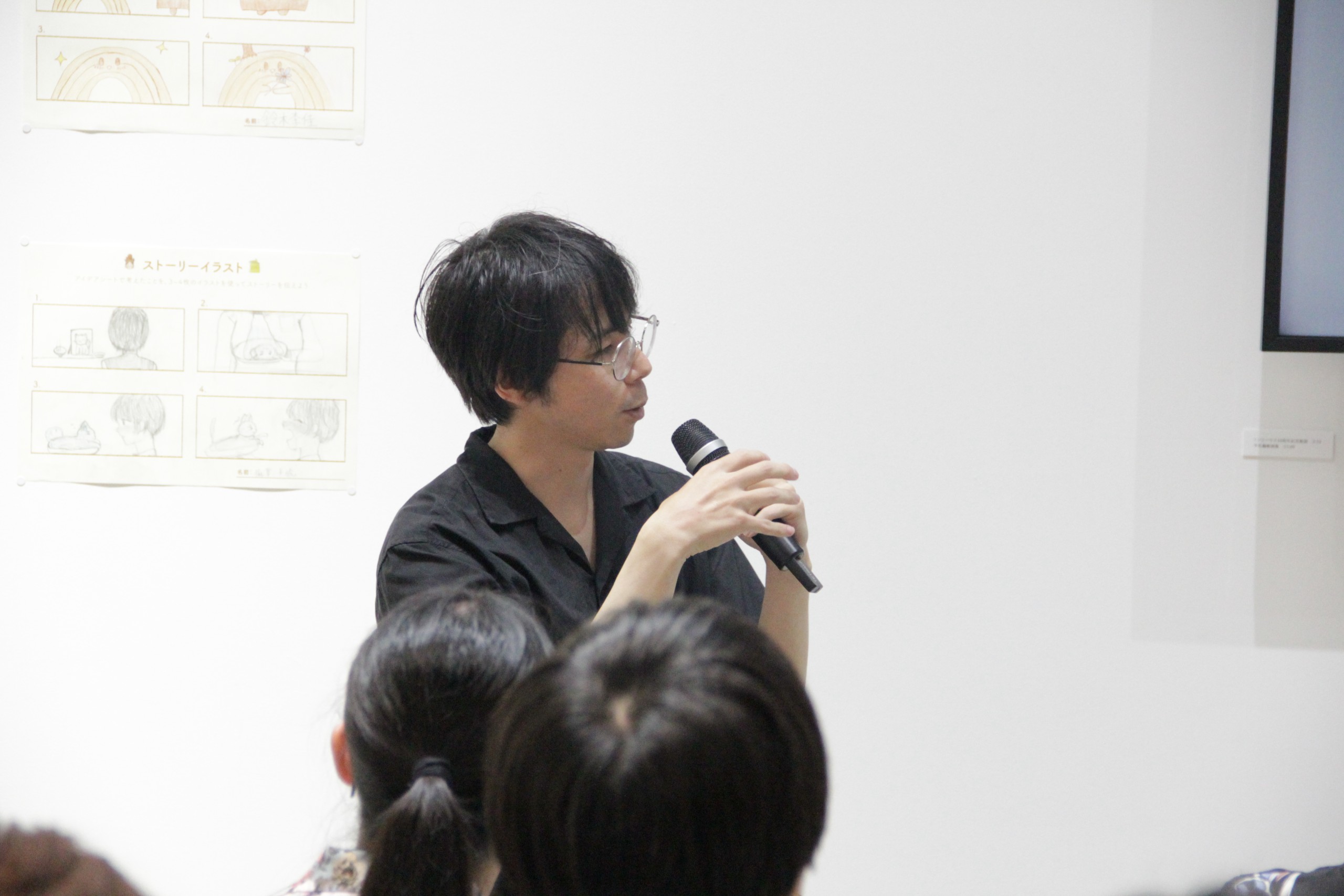 ～わたしたちの仕事の楽しみ方〜長砂ヒロ×橋爪陽平　トークイベント風景　長砂ヒロ