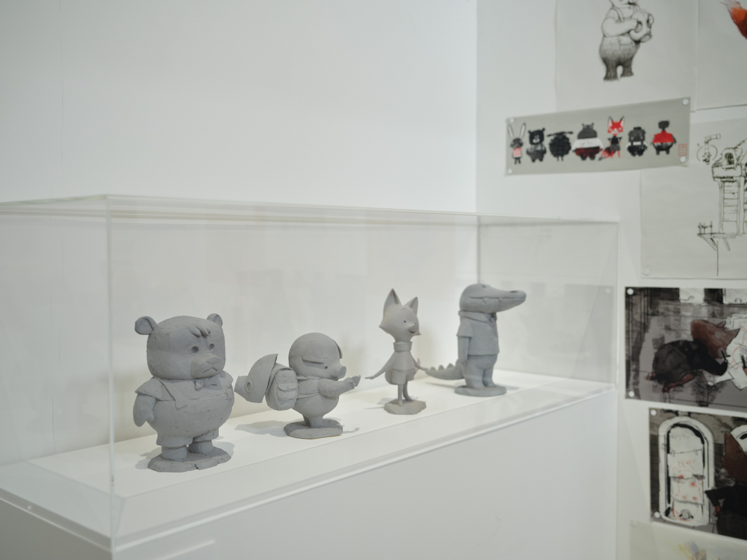 (53) Summer Studio 2024 トンコハウスとつくるワークショップ・展覧会: 「ダム・キーパー」フィギュア 2