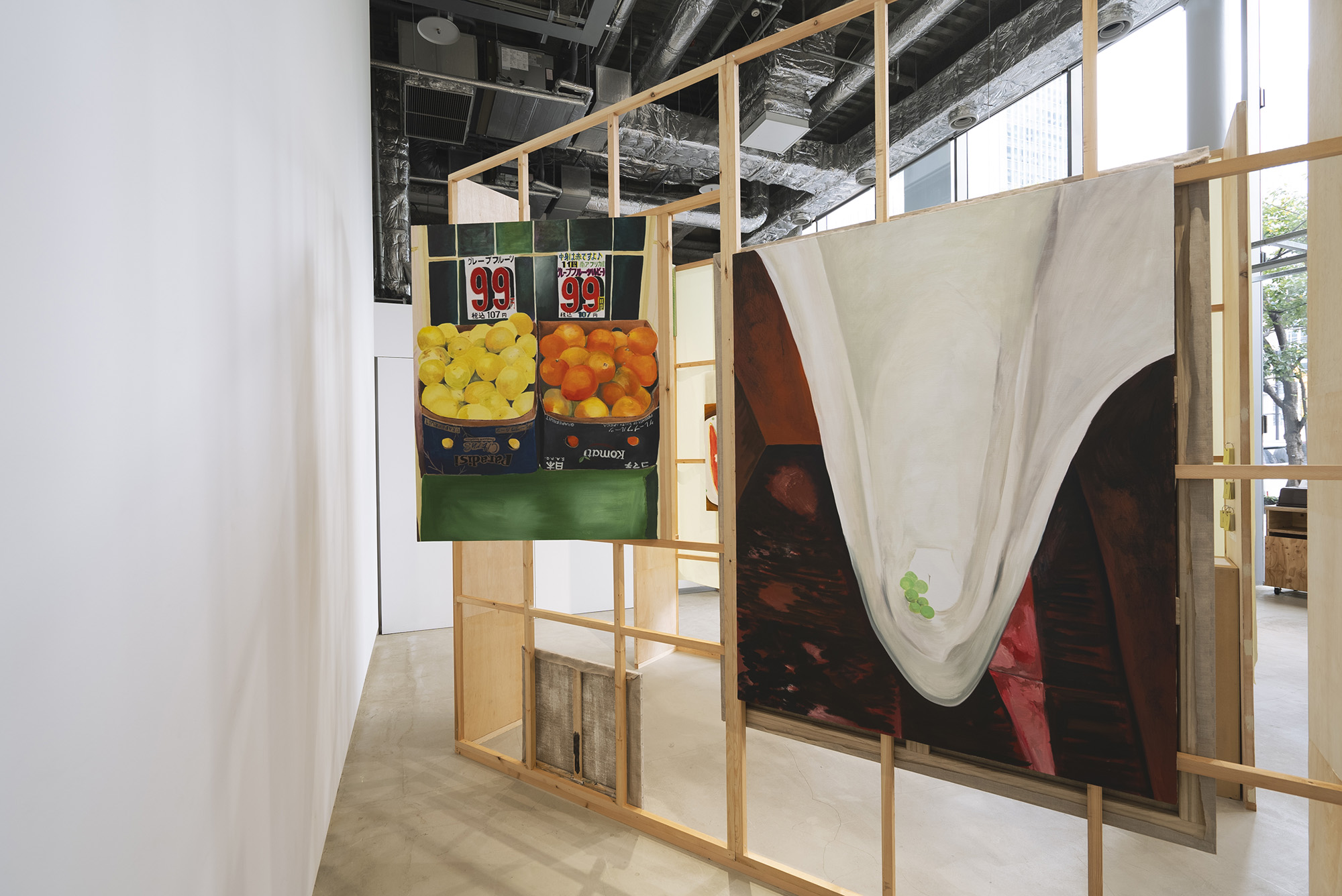 第2回バグ展 会場風景写真（矢野憩啓）
