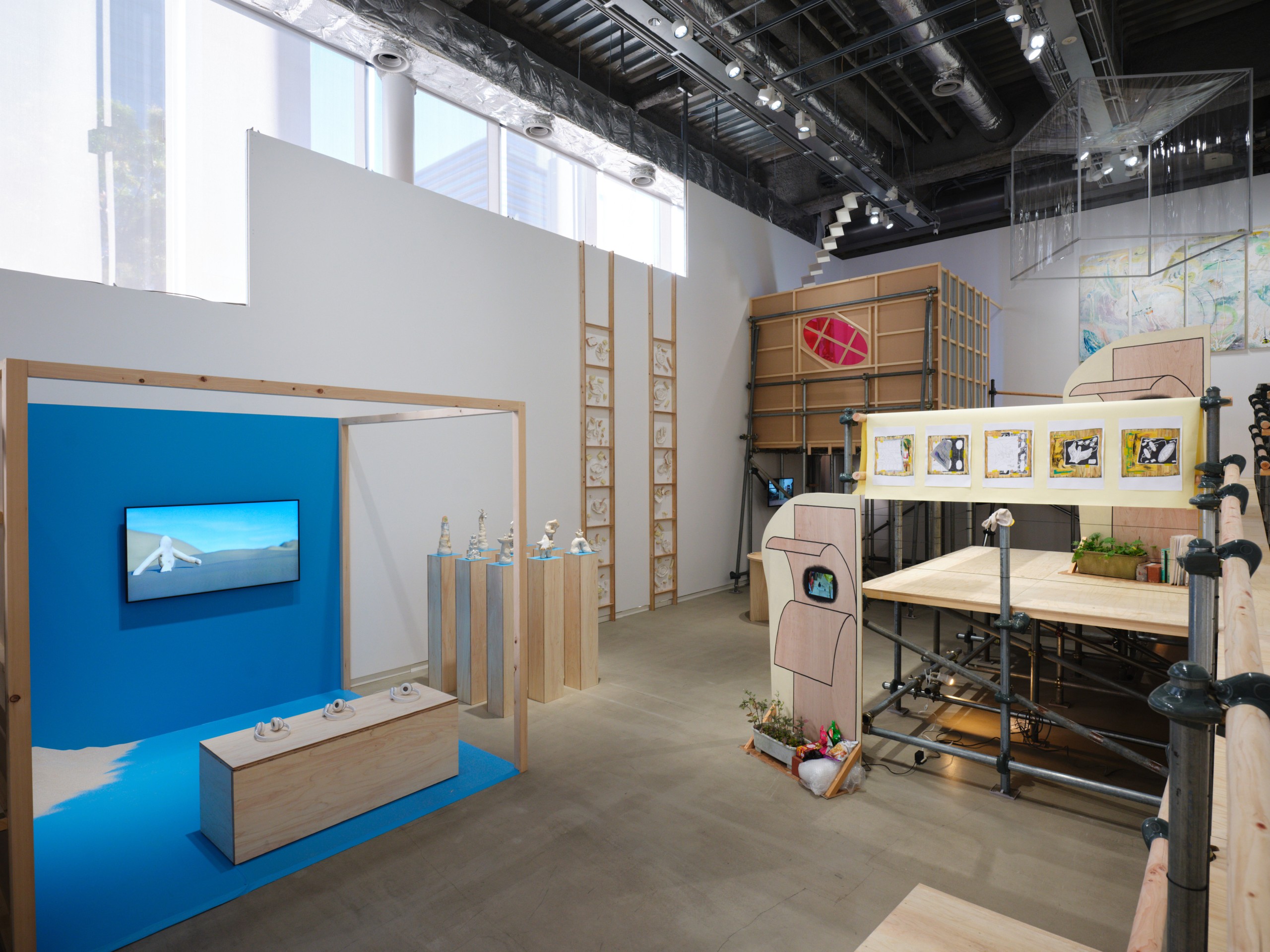 バグスクール2024　野性の都市　展示風景
