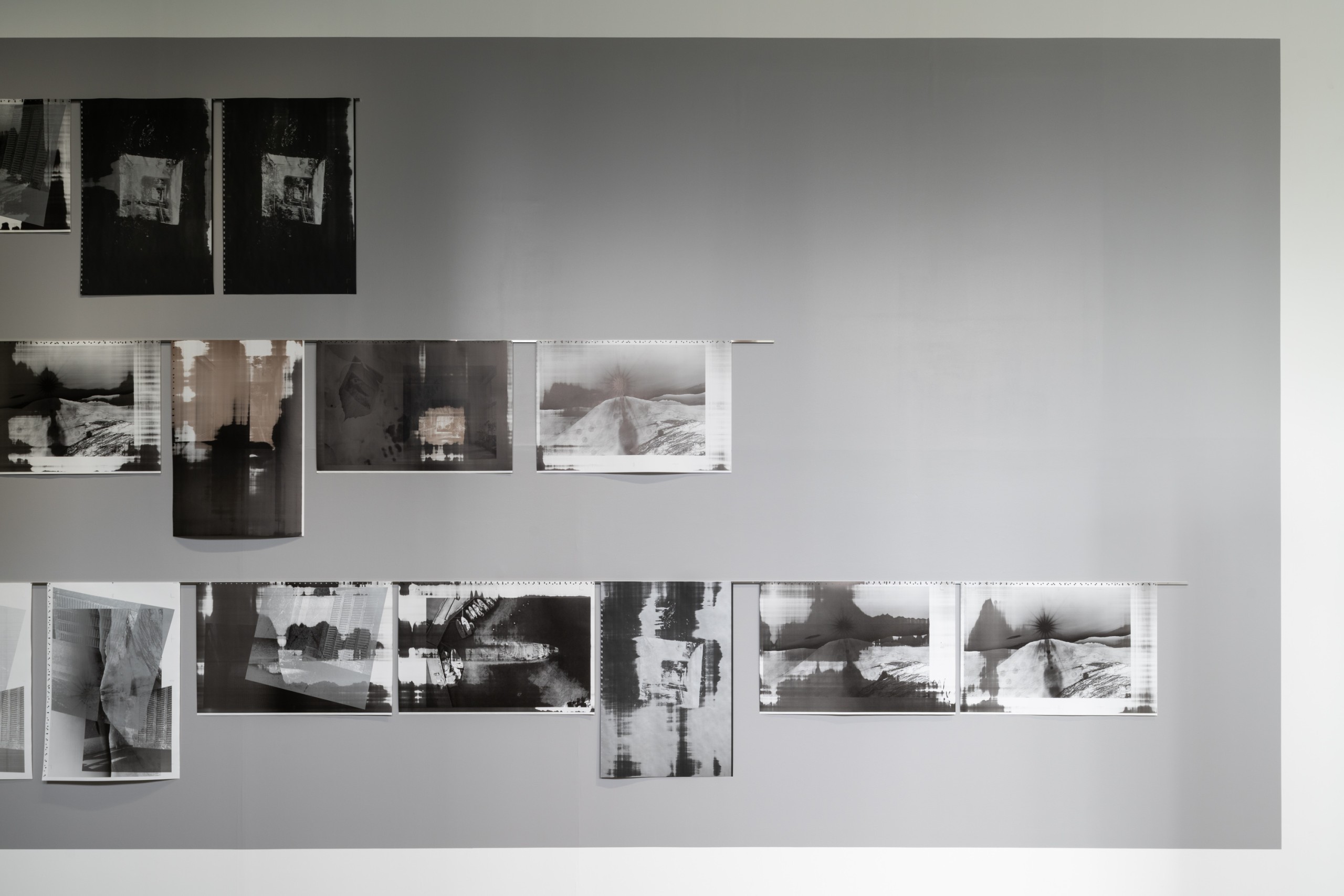 吉田志穂個展「印刷と幽霊」展示風景