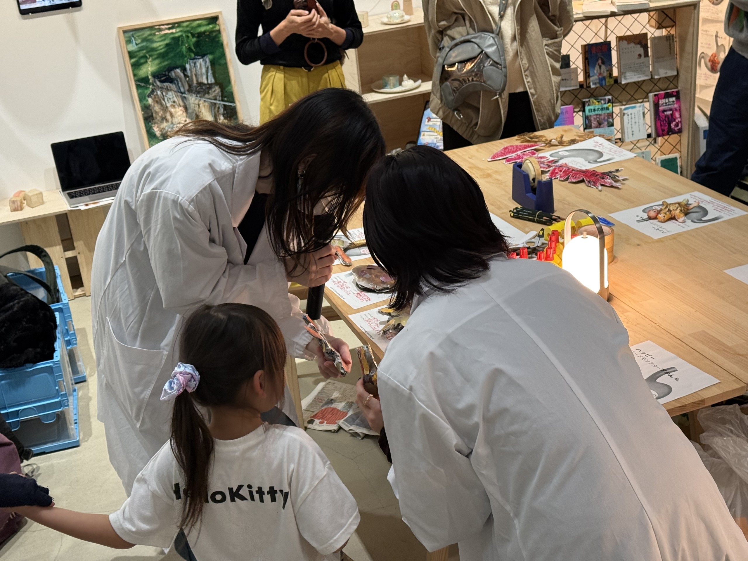 時吉あきな 「ハッピーフードモンスター研究所」ワークショップ参加者　作品画像
