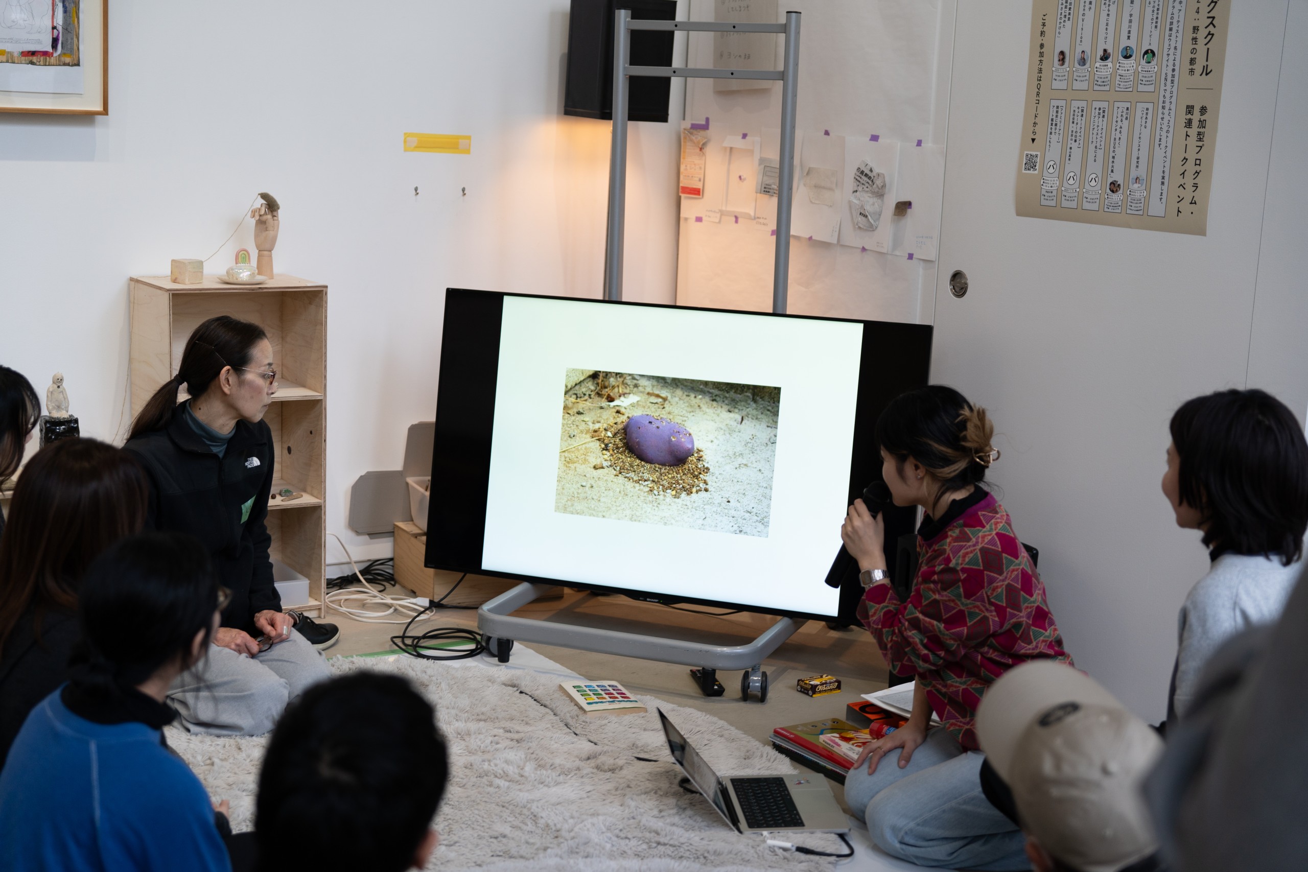 平松可南子「PigeonのVision」ワークショップ風景