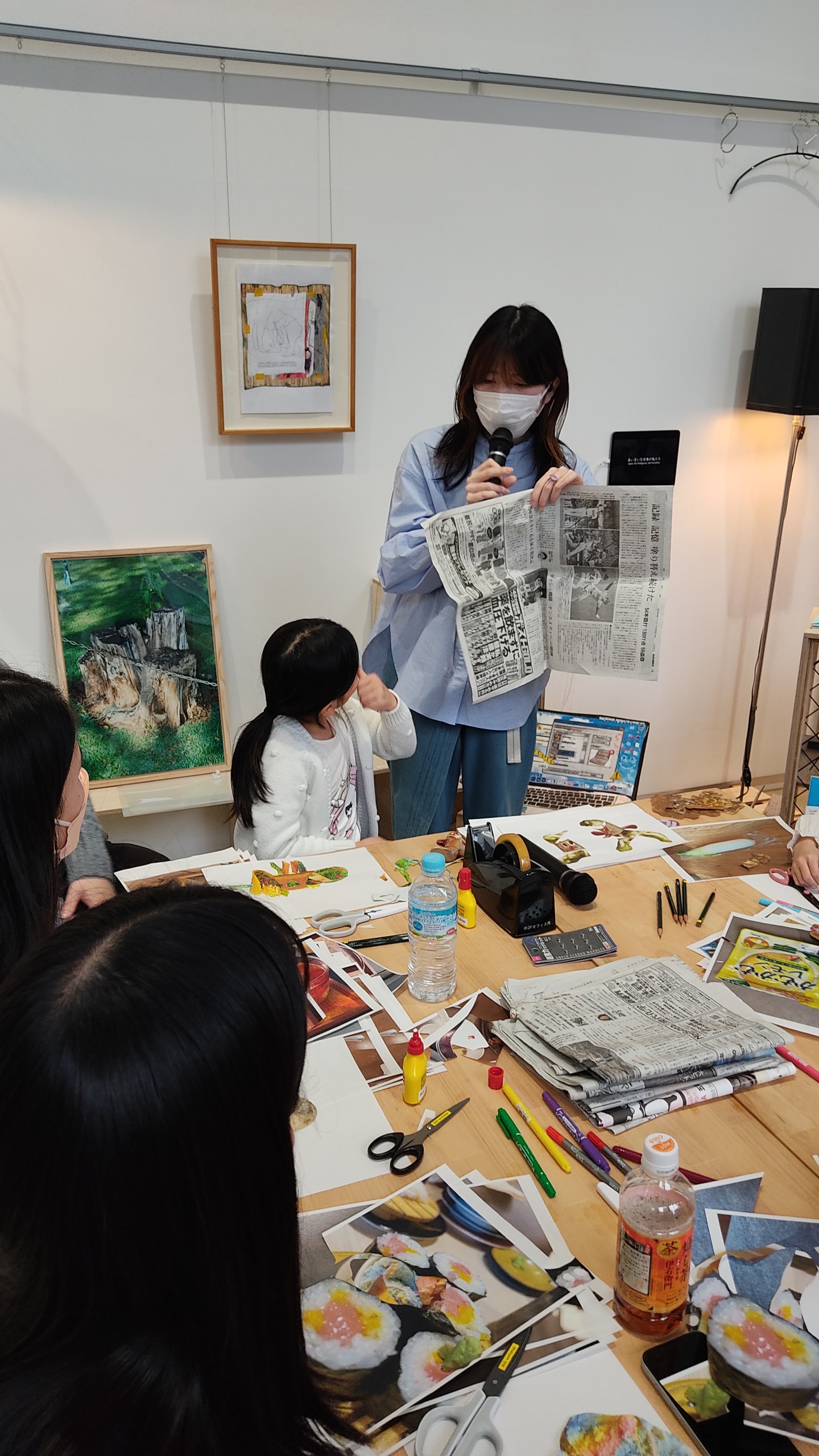 時吉あきな 「ハッピーフードモンスター研究所」ワークショップ風景
