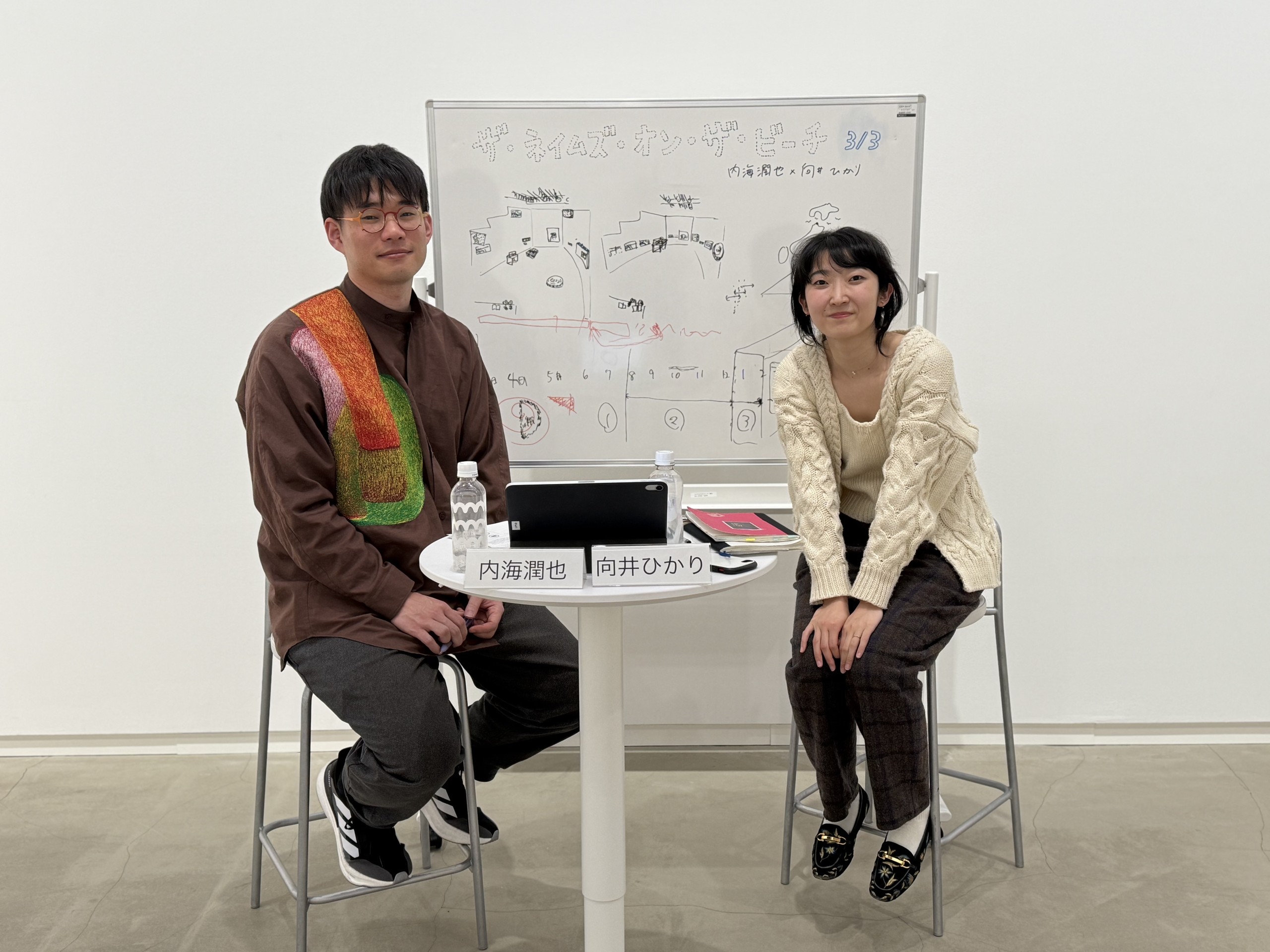 向井ひかり「ザ・ネイムズ・オン・ザ・ビーチ」関連トークイベント風景 内海潤也 向井ひかり