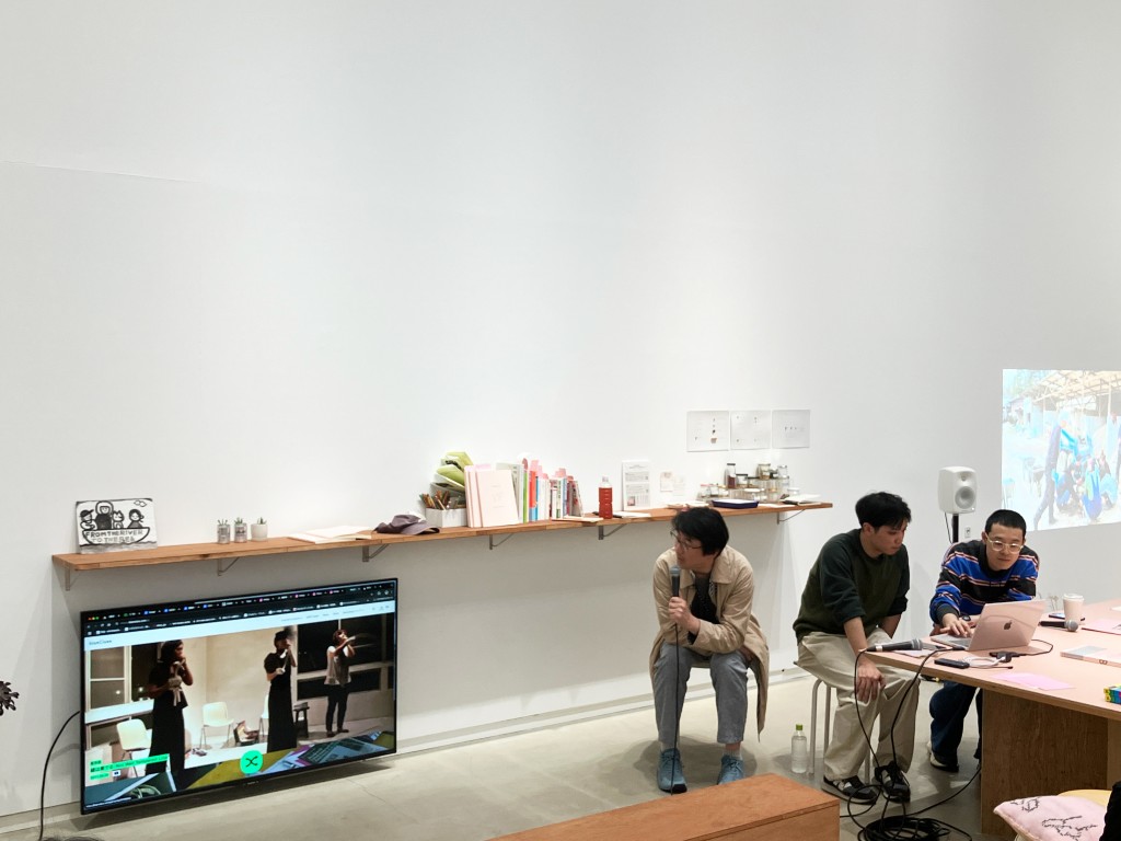 「同伴分動態」関連トークイベント風景　大澤拓実×小林晴夫×小山友也