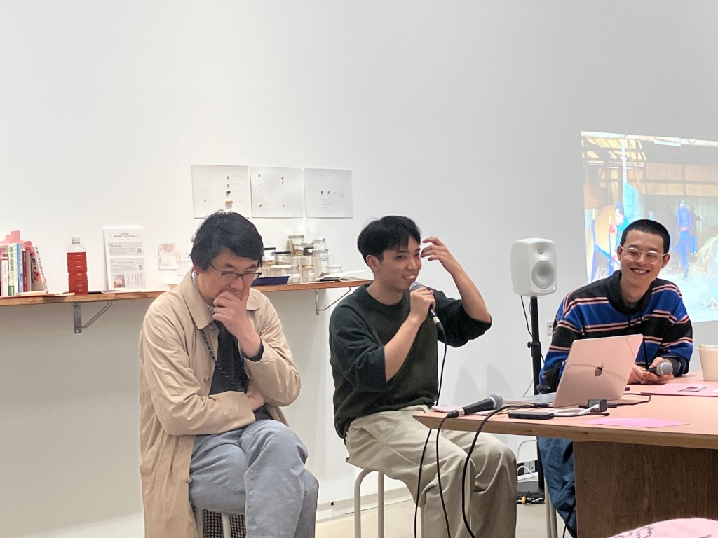「同伴分動態」関連トークイベント風景　大澤拓実×小林晴夫×小山友也